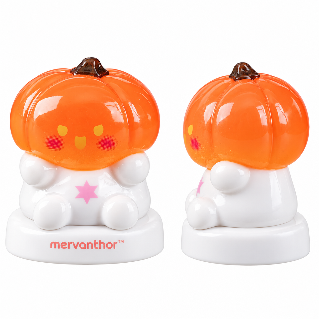 mervanthor™ Pumpkin Head Ghost Resin Tabletop Figurine