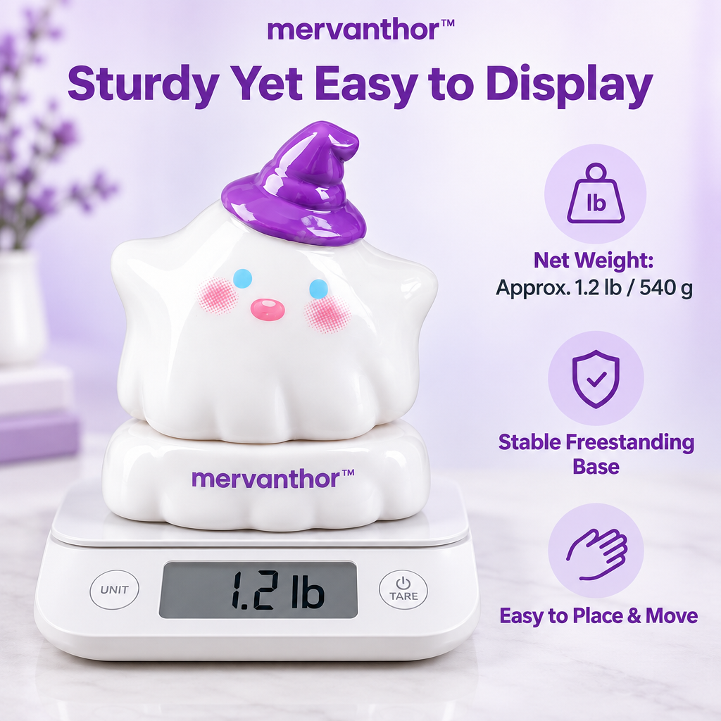 mervanthor™ Witch Hat Ghost Resin Tabletop Figurine