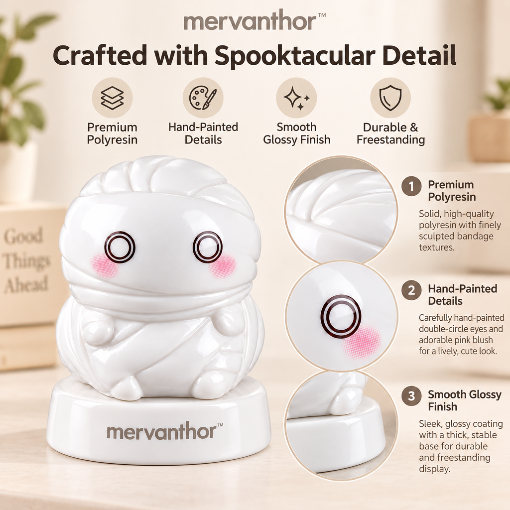 mervanthor™ Cute Mummy Resin Tabletop Figurine
